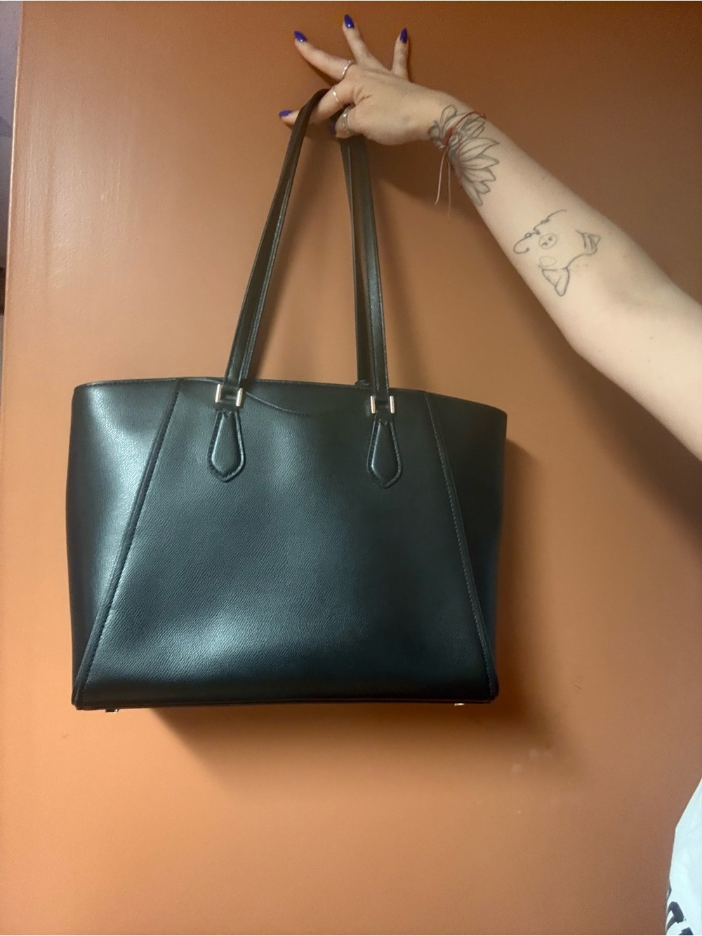 Michael Kors Taryn Leopard Print Tote Calf hair and Leather - Picture 5 of 14